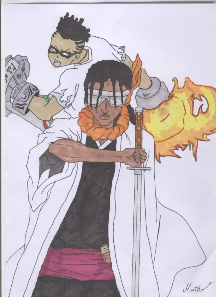 Kilik (soul eater) et tosen (bleach)